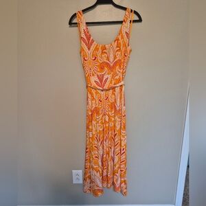 New! Loft Paisley Midi Dress
